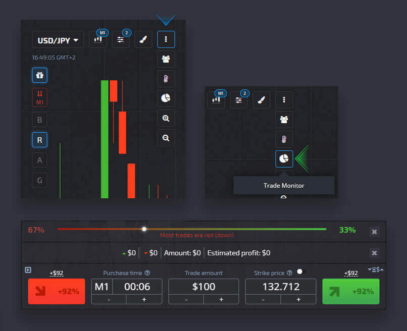 Guide Using the Settings at Pocket Option - Copy Trades of Other Users from the Chart