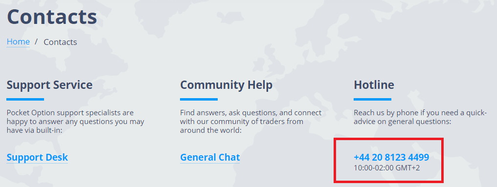 How to Contact Pocket Option Support