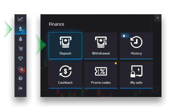 How to Deposit Money in Pocket Option via E-payments (PayRedeem, WebMoney, Jeton, Perfect Money, Advcash)