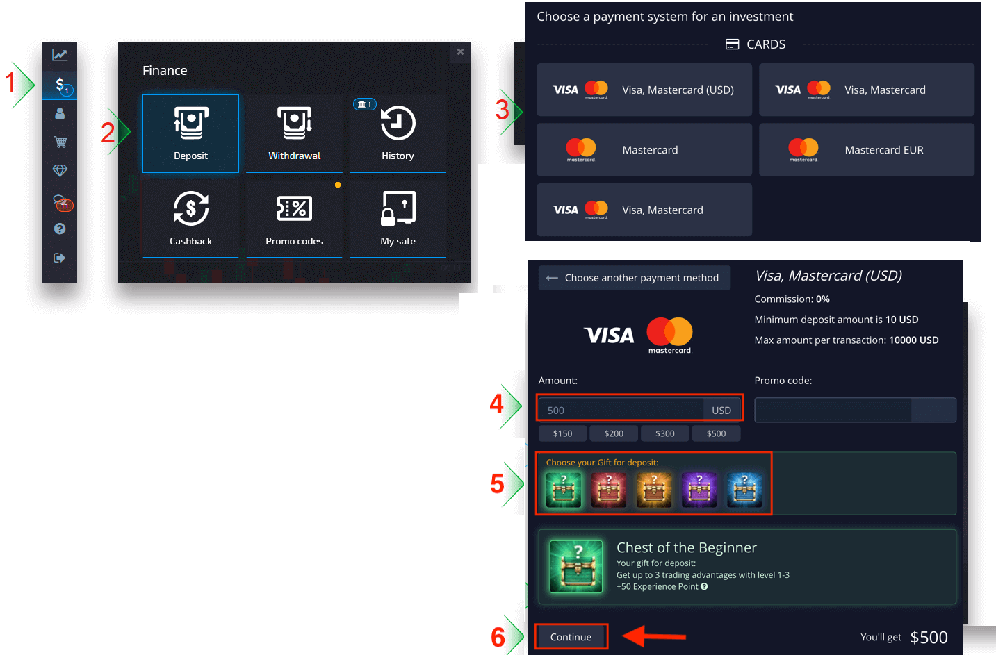 How to Deposit Money on Pocket Option