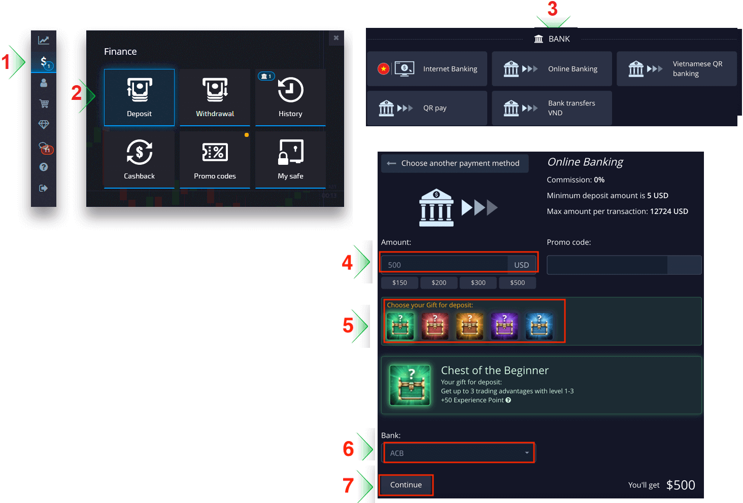 How to Login and Deposit into Pocket Option