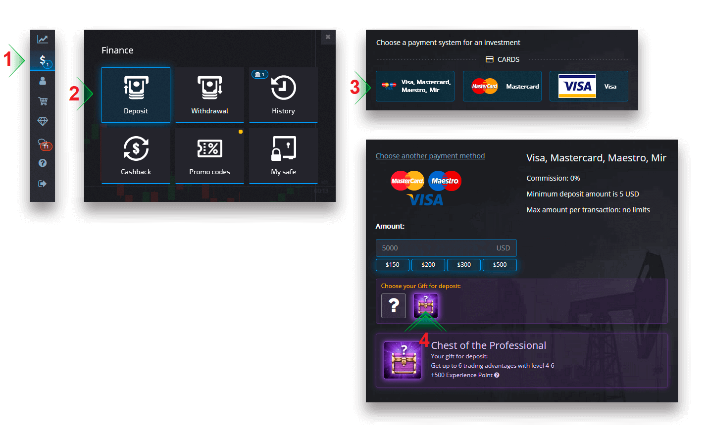 How to Login and Deposit into Pocket Option