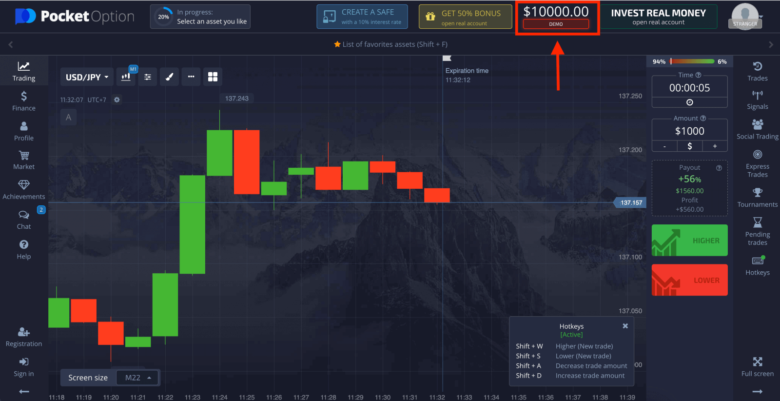 How to Open a Trading Account on Pocket Option