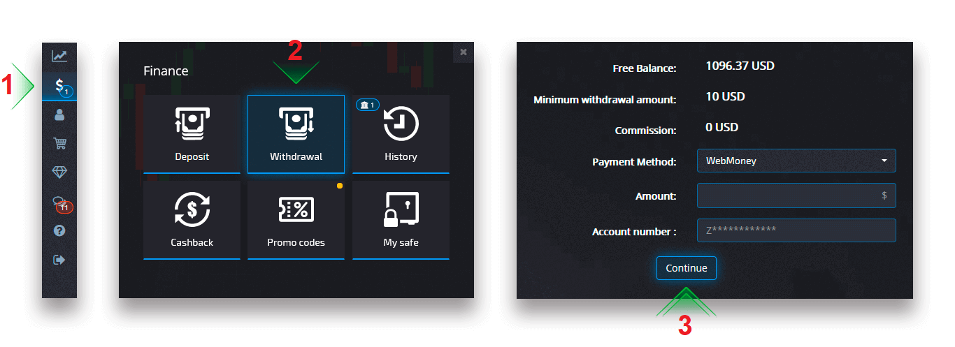 How to Open Account and Withdraw Money from Pocket Option