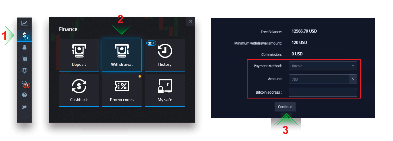 How to Open Account and Withdraw Money from Pocket Option