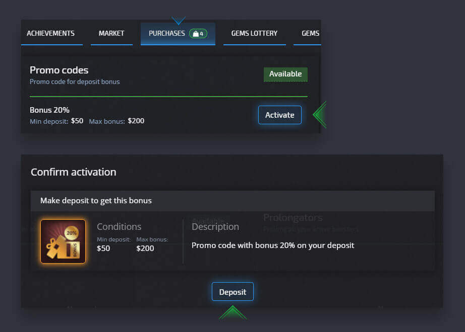 How to Purchase a Promo Code and Activate It in Pocket Option