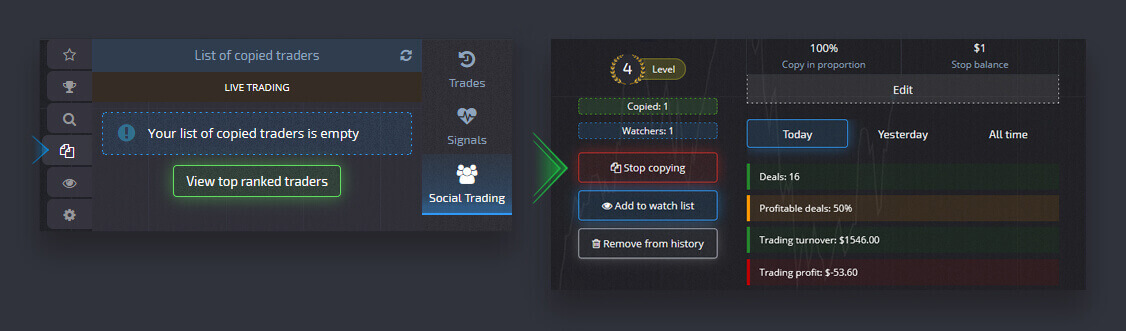 Social Trading at Pocket Option - How to Copy a Trader?